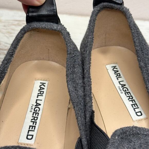 Karl Lagerfeld Cler2 Pointed toe slip on‎ sneakers 9.5 - Picture 6 of 7